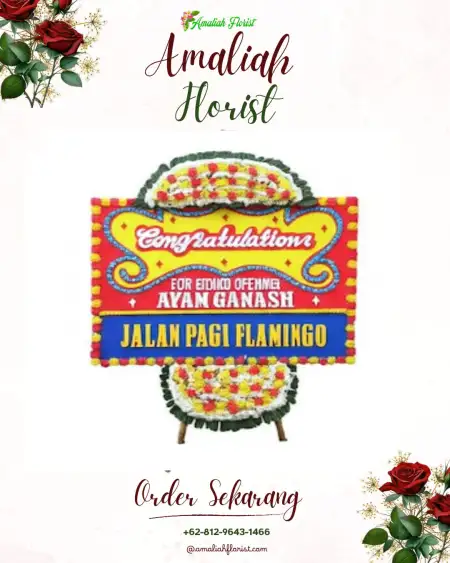 Sewa Papan Bunga Bolali